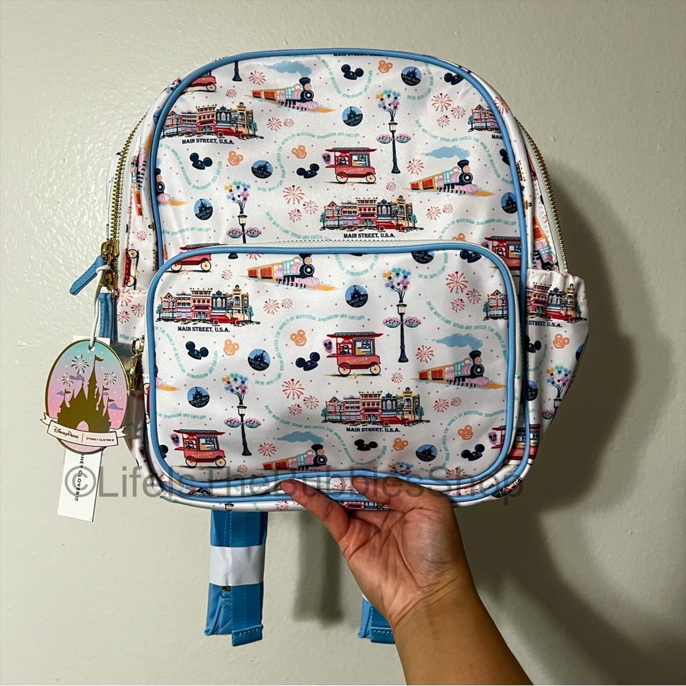 Disney - Stoney Clover Lane - Main Street Parks Print - Mini Backpack